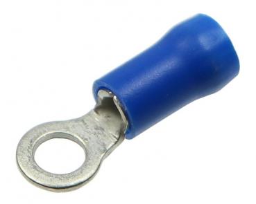 Ringöse M4 Blau für ca. 1,5mm² - 2,5mm² Kabelquerschnitt